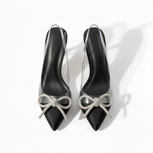 Royal Bloom Slingback Heeled Sandal