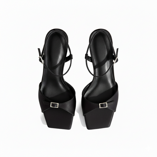 Classic Strap Open Toe Heel