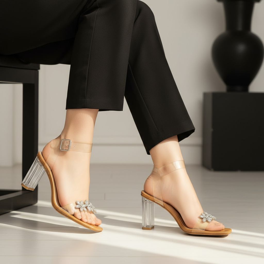 Glamour Buckle Heels