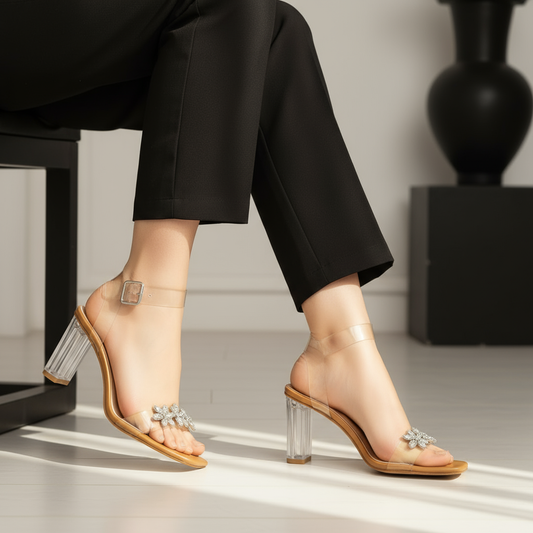 Glamour Buckle Heels