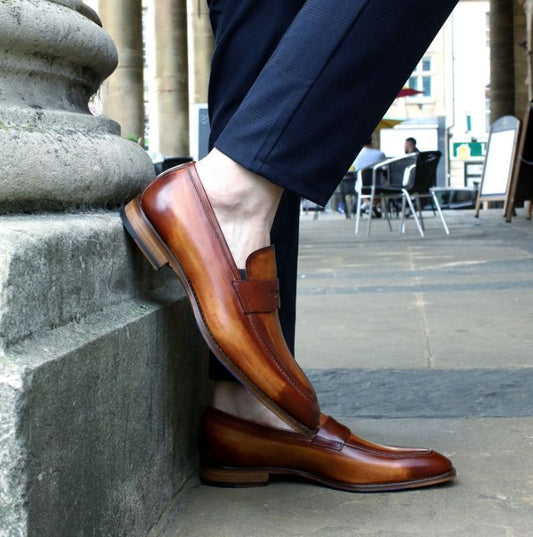 HAMPTON PENNY LOAFER CHESTNUT CHARM