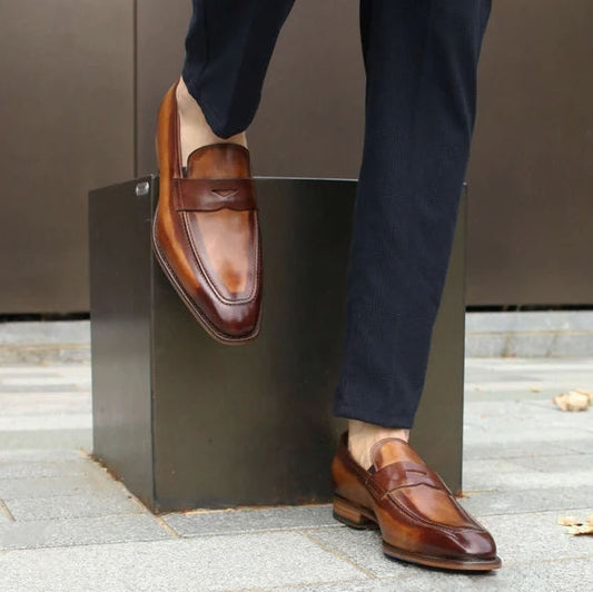 HAMPTON PENNY LOAFER WARM TAN