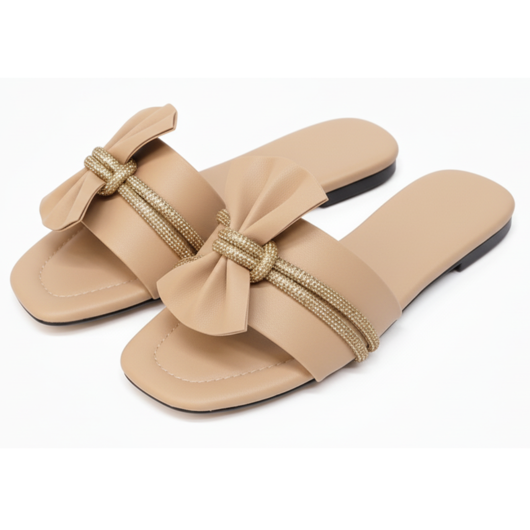 Ribbon Glam Slides