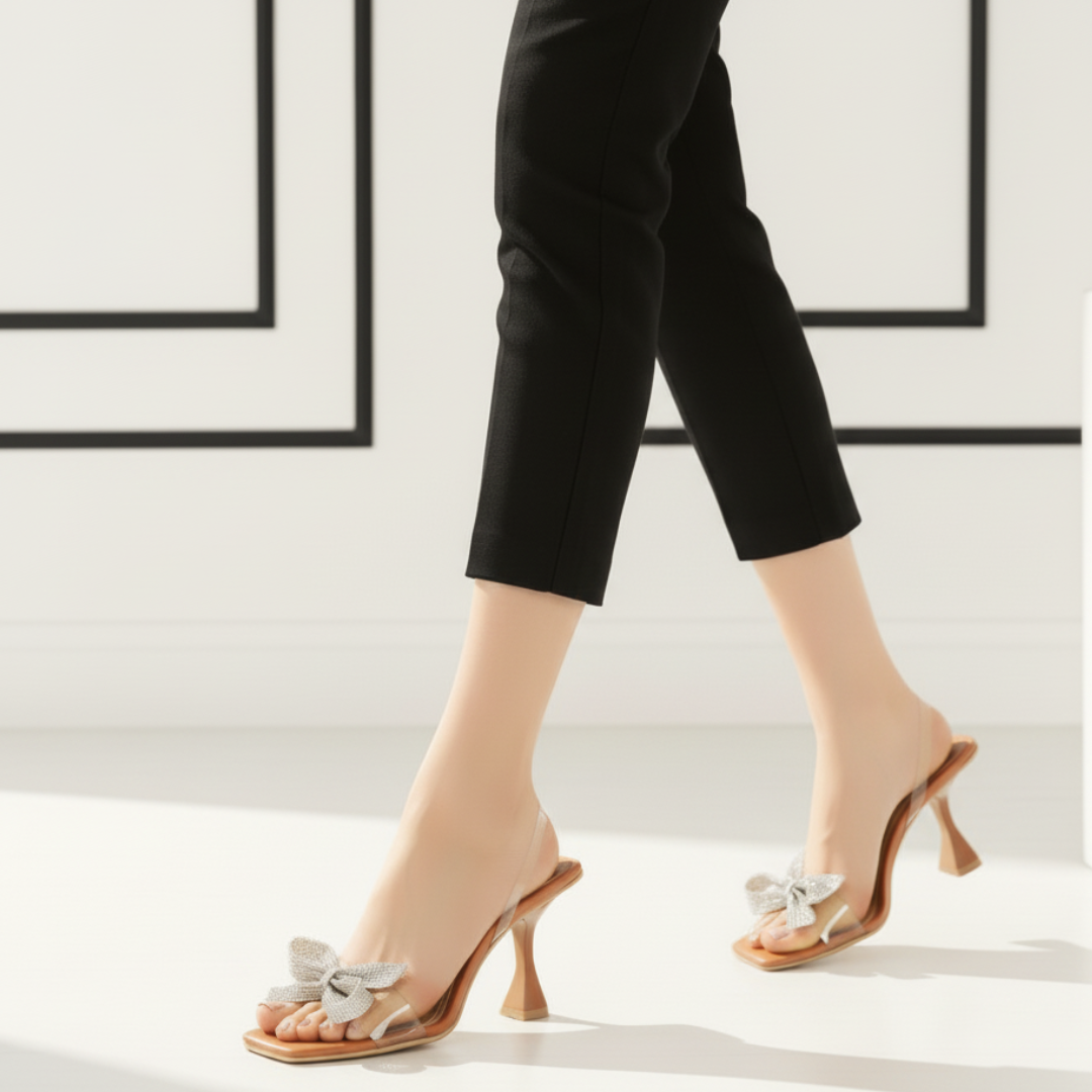 Sophia Glam Bow Heel
