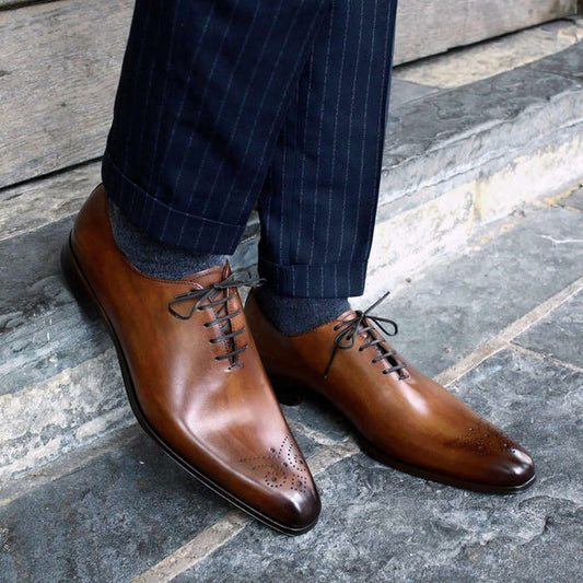 ELITE WHOLECUT BROGUE TAN