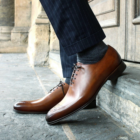 ELITE WHOLECUT BROGUE TAN