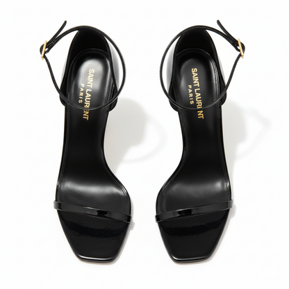 YSL Noir Charm Heels
