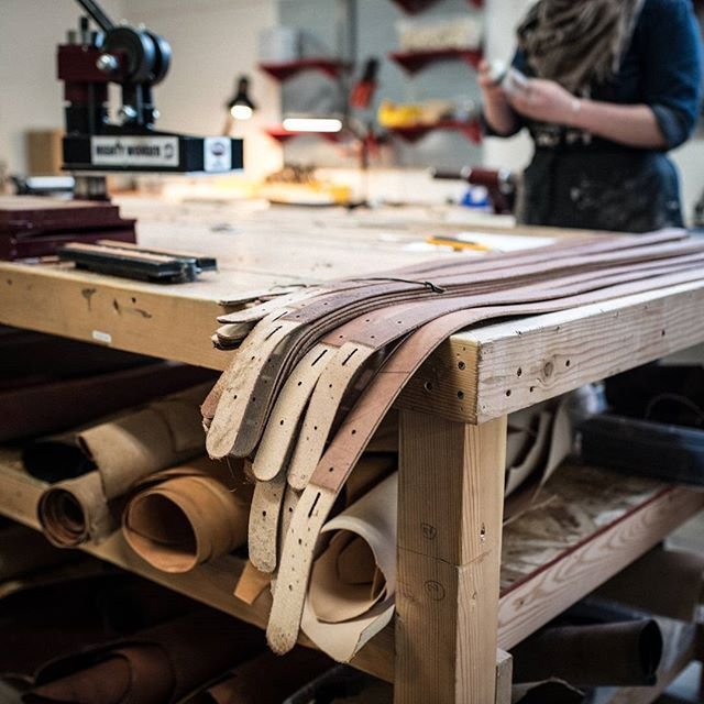 Leather accessories and material details