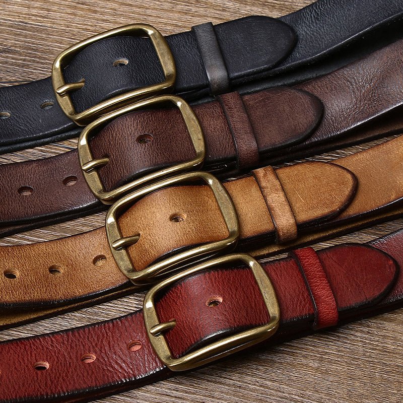 Premium leather belts